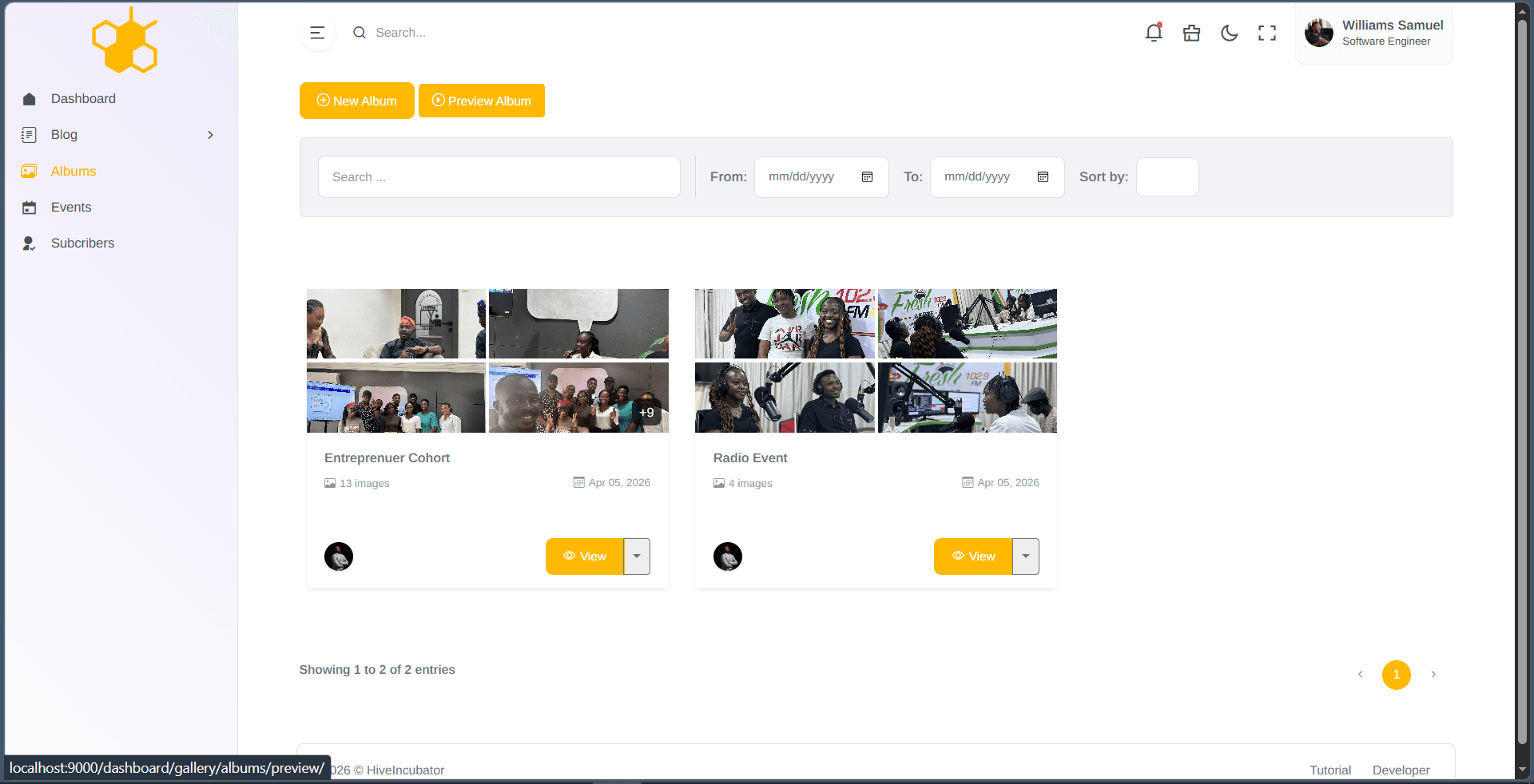 Hive CMS image 15