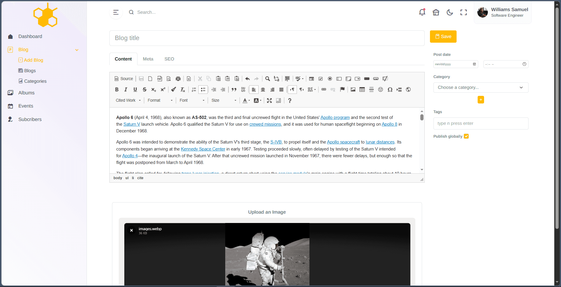 Hive CMS image 2